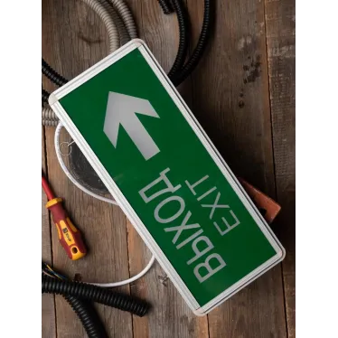 Светильник аварийного освещения EXIT-202 двухстор. LED EKF Basic