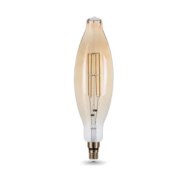 Лампа светодиодная LED Vintage Filament BT120 8W E27 120*420mm Amber 780lm 2400K 1/10 | 155802008 | Gauss
