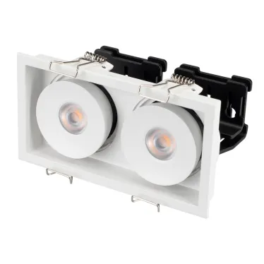 Светильник CL-SIMPLE-S148x80-2x9W Warm3000 (WH, 45 deg) | 026876 | Arlight