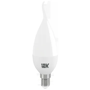 Лампа светодиодная LED 5Вт Е14 220В 4000К CB35 свеча на ветру | LLE-CB35-5-230-40-E14 | IEK