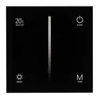 Панель SMART-P6-DIM-G-IN Black (12-24V, 4x3A, Sens, 2.4G) (Arlight, IP20 Пластик, 5 лет) | 034780 | Arlight