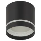 Светодиодная подсветка накладная под GX53 OL9 GX53 BK/WH алюминий цвет черный+белый