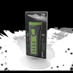 Фонарь светодиодный ручной 1 Вт 50 лм Черный IP3X аккумуляторный Lead acid 250мАч GFL Gauss