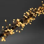 Гирлянда "Мишура LED"  3 м  прозрачный ПВХ, 288 диодов, цвет желтый | 303-601 | NEON-NIGHT