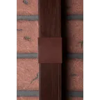 Соединитель (40х25) (4 шт) Plast под темное дерево