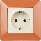 Valena LIFE Рамка 1 пост терракот универсальная