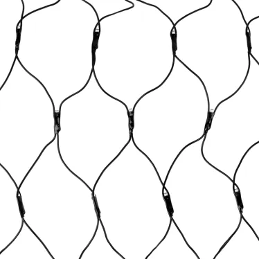 Гирлянда "Сеть" 1х1,5м, черный ПВХ, 160 LED Белый | 215-115 | NEON-NIGHT