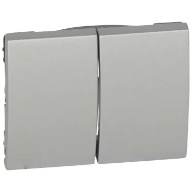 Лицевая панель Galea Life двойная Aluminium