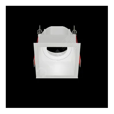 Рамка для модульного светильника FLEX 50 10 квадратная встраиваемая утопленная 85х85х65мм RAL9010 поворотная | V1-R0-00435-10006-2000000 | VARTON