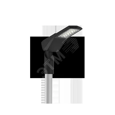 Светильник светодиодный уличный Levante Plaza 60 Вт кронштейн 60мм 5000К черный RAL9005 муар | V1-S1-90660-40L34-6606050 | VARTON