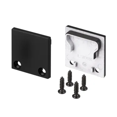 Заглушка SL-LINE-2011M SQUARE BLACK глухая (ARL, Пластик)