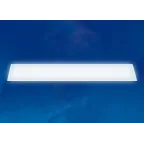 Светильник светодиодный потолочный универсальный. Холодный свет (5000K). 6600Лм. Корпус белый. В комплекте с и/п.