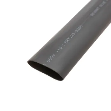 Термоусаживаемая трубка клеевая 32,0 8,0 мм, (4-1) черная, упаковка 5 шт. по 1 м, REXANT