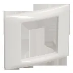 Рамка и супорт для кабель-канала универсальные на 2 модуля