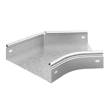 Угол плоский плавный 45 град. к лотку 400х100, толщина 0,7 мм, Сендзимир цинк