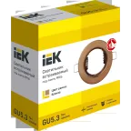 Светильник встраиваемый под лампу MR16 бронза IEK