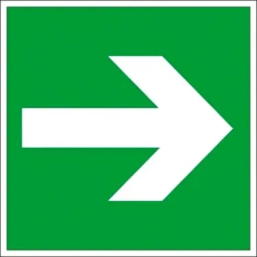 Знак Направляющая стрелка 200х200мм PROximа