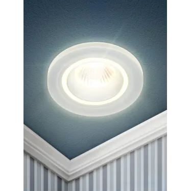 Светильник встраиваемый декоративный DK90 WH MR16/GU5.3 белый