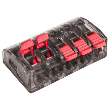 Клемма СМК 221-415 5 отверстий 0.2-4.0 мм2 (50 шт.) PROxima