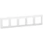 Valena LIFE Рамка 5 постов белая универсальная