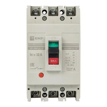 Выключатель автоматический трехполюсный ВА-99М/63 32А 20кА РЭ320А
