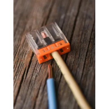 Клемма строительно-монтажная СМК 2273-243 PROxima с пастой 3 отверстия 0.5-2.5мм.кв. (100шт)