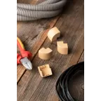 Угол внешний (25х16) (4 шт) Plast под светлое дерево