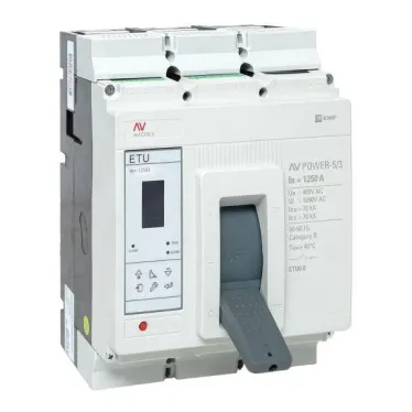 Выключатель автоматический AV POWER-5/3 1250А 70kA ETU6.0 AVERES