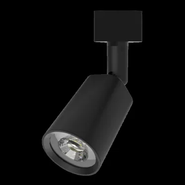 Светильник светодиодный трековый на шинопровод ДПО 8 Вт 600 лм 4000К AC 220В Черный IP20 D100х164мм однофазный угол 50 грд Track Gauss