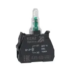 Световой блок OptiSignal D22 A45-SB-VB5 желтый 24 В AC/DC с защитой от наводок ZBVB5
