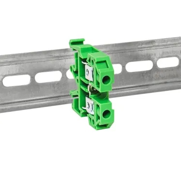 Клемма винтовая JXB- 6мм.кв зеленая