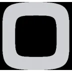 Valena ALLURE Рамка 1 пост Белое стекло универсальная