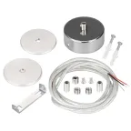 Подвес токопроводящий ARL-SL-ROUND-D70-360deg вертикальный (провод 2x0.5)