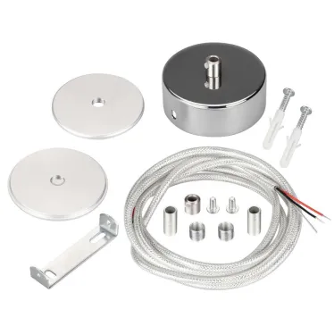 Подвес токопроводящий ARL-SL-ROUND-D70-360deg вертикальный (провод 2x0.5)