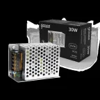 Блок питания для светодиодной ленты 30 Вт AC 100-264В Uвых 12В IP20 90х57х38мм Black Gauss