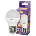 Лампа светодиодная LED 9Вт Е27 теплый белый матовый шар