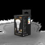 Лампа светодиодная LED 9 Вт 660 лм 3000К грибок R63 теплый E27 AC 220В Black Gauss