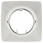 Светильник встраиваемый KL64A PS литой пов. MR16 12V/220V 50W перламутровое серебро (100/1200)