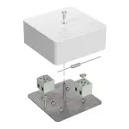 Коробка огнестойкая для кабель-канала 40-0450-FR1.5-4-П Е15-Е120 с термопредохранителем 75х75х30