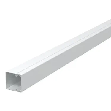 Металлический кабельный канал LKM 40x40x2000 мм (сталь,белый)