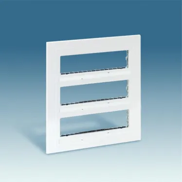 Накладка с суппортами двухрядная на 12 широких или 24 узких модулей, S27C, белый