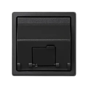 Адаптер на 1 RJ45(12) 75528-, 75540-, 75541-, 75544-39, наклон., S73L, графит