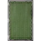 Щит встраиваемый пластиковый 4х18, прозрачная дверь с клеммником заземления нейтрали