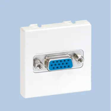 Connect Плата с разъемом VGA мама (15 контактов) винты 45х45мм белый