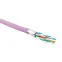 Витая пара U/FTP кат 6 4 пары AWG23 solid IN LSZH нг(А)-HF розовый 500м