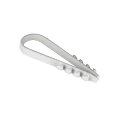 Дюбель-хомут для круглого кабеля 11-18мм нейлон белый Simple (100шт)