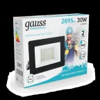 Прожектор светодиодный ДО 30 Вт 2695 лм 4000К AC 220В IP65 126х136х30мм Elementary G2 Gauss