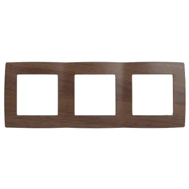 Рамка на 3 поста, Эра12, венге, 12-5003-10