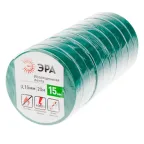 Изолента ПВХ 15мм*20м зеленая (10/200/8000)