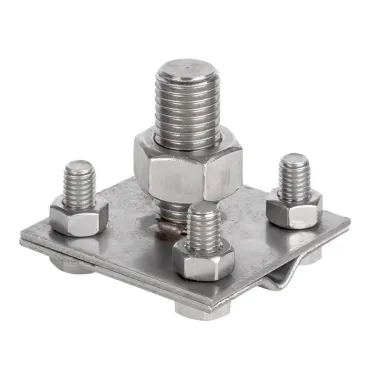 Зажим прута на штыре, пластина d (56x56)мм Ni PROxima